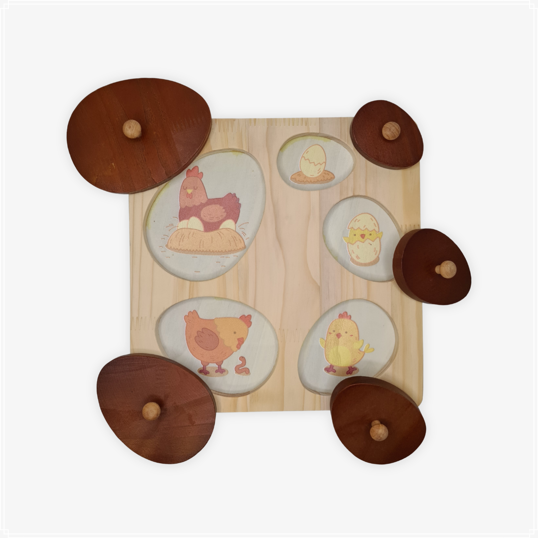 Qtoys Puzzle - Hen Life Cycle