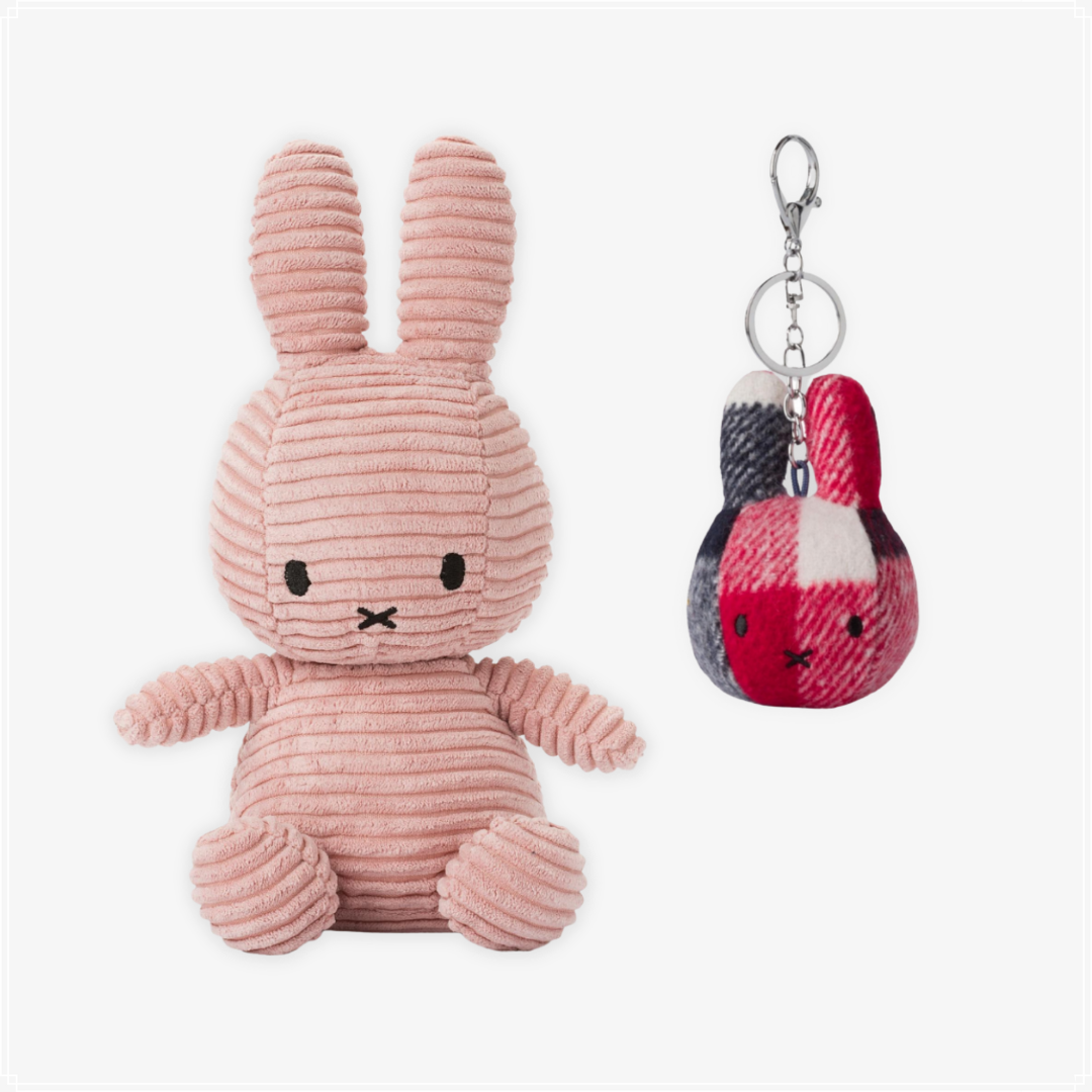 Miffy Sitting Plush & Keychain Bundle