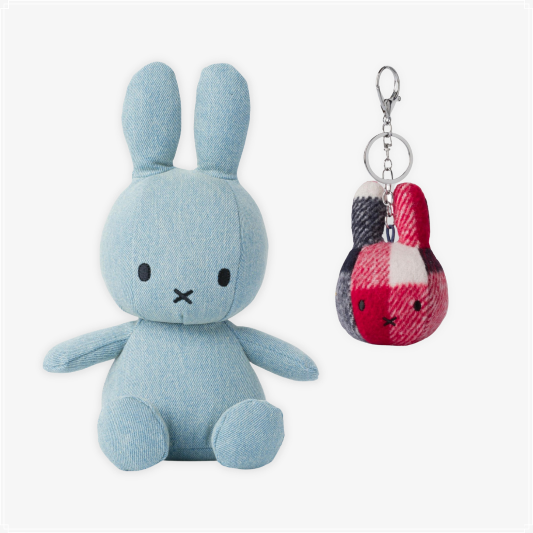 Miffy Sitting Plush & Keychain Bundle