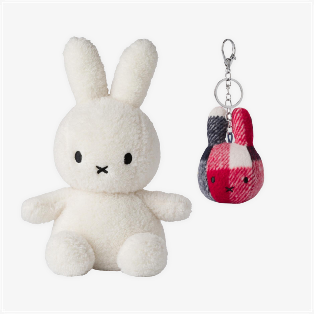 Miffy Sitting Plush & Keychain Bundle
