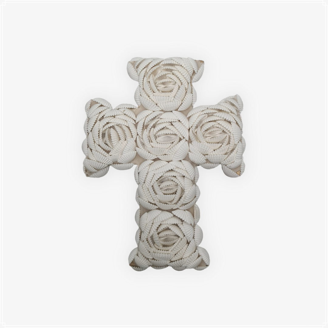Shell Cross - Rose