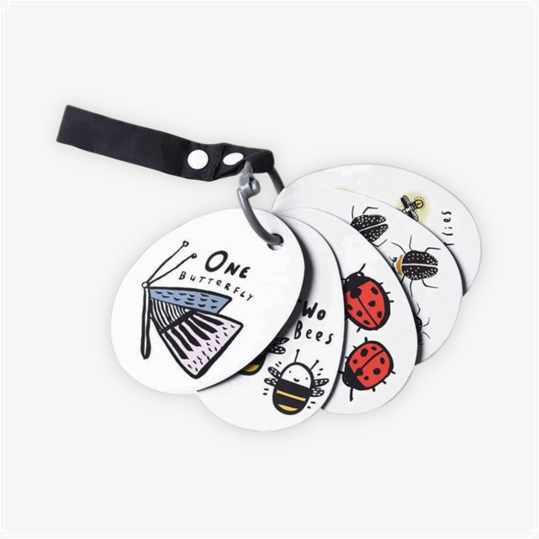 Wee Gallery Stroller Cards - I See Bugs to Count