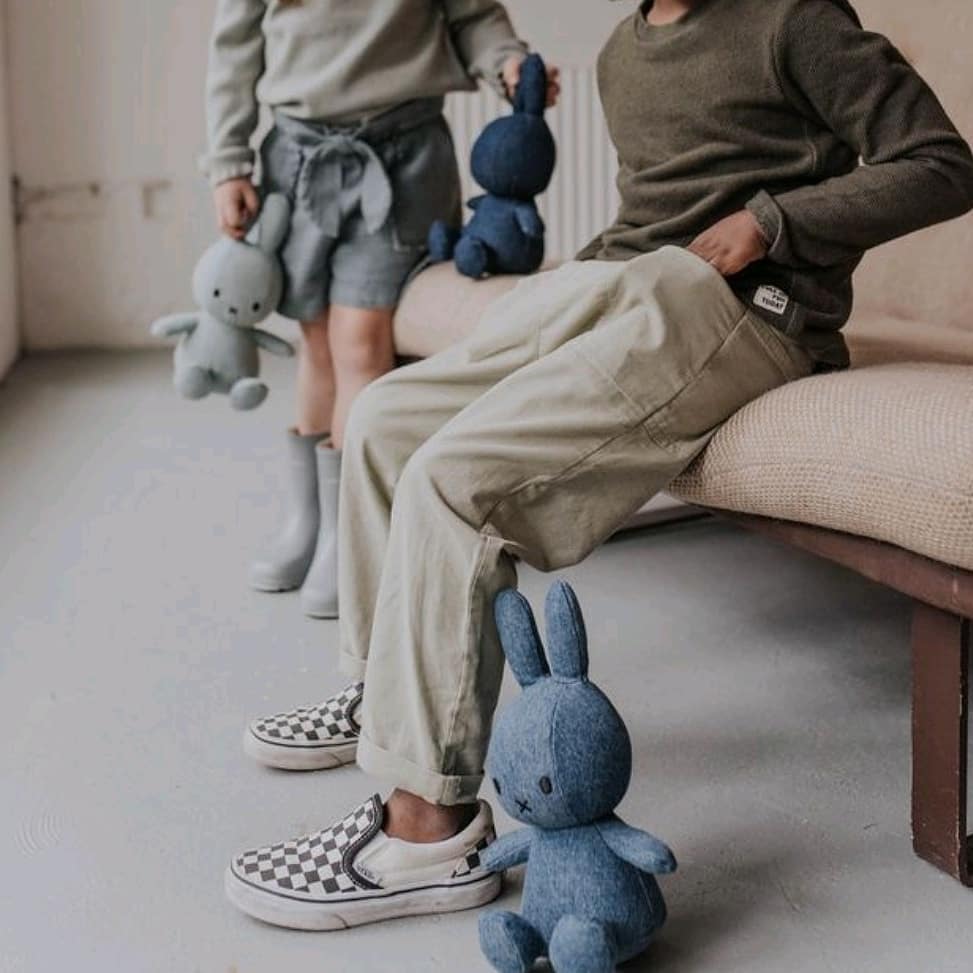 Miffy Sitting - Light Wash Denim 23cm