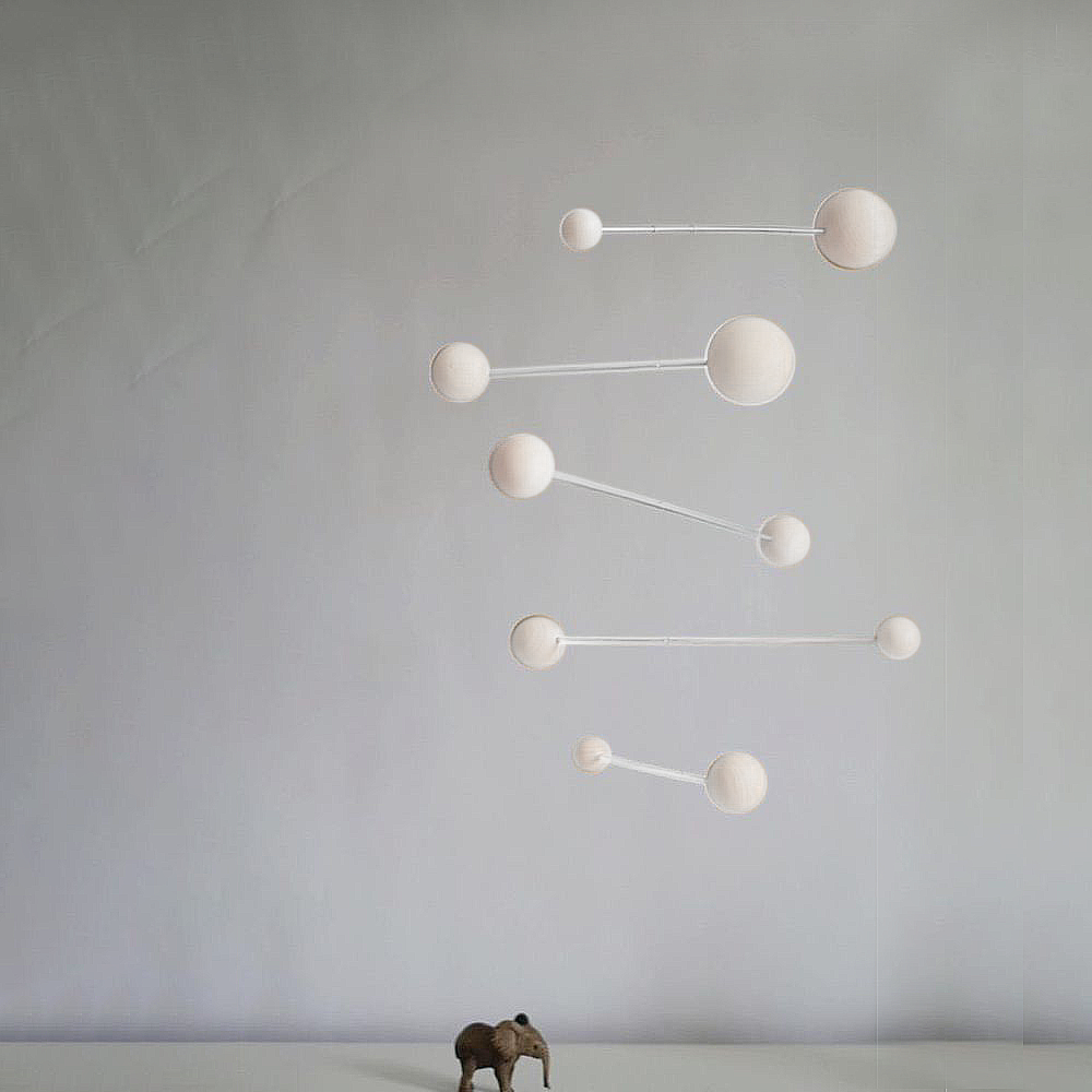 Hanging Mobile - Monika White