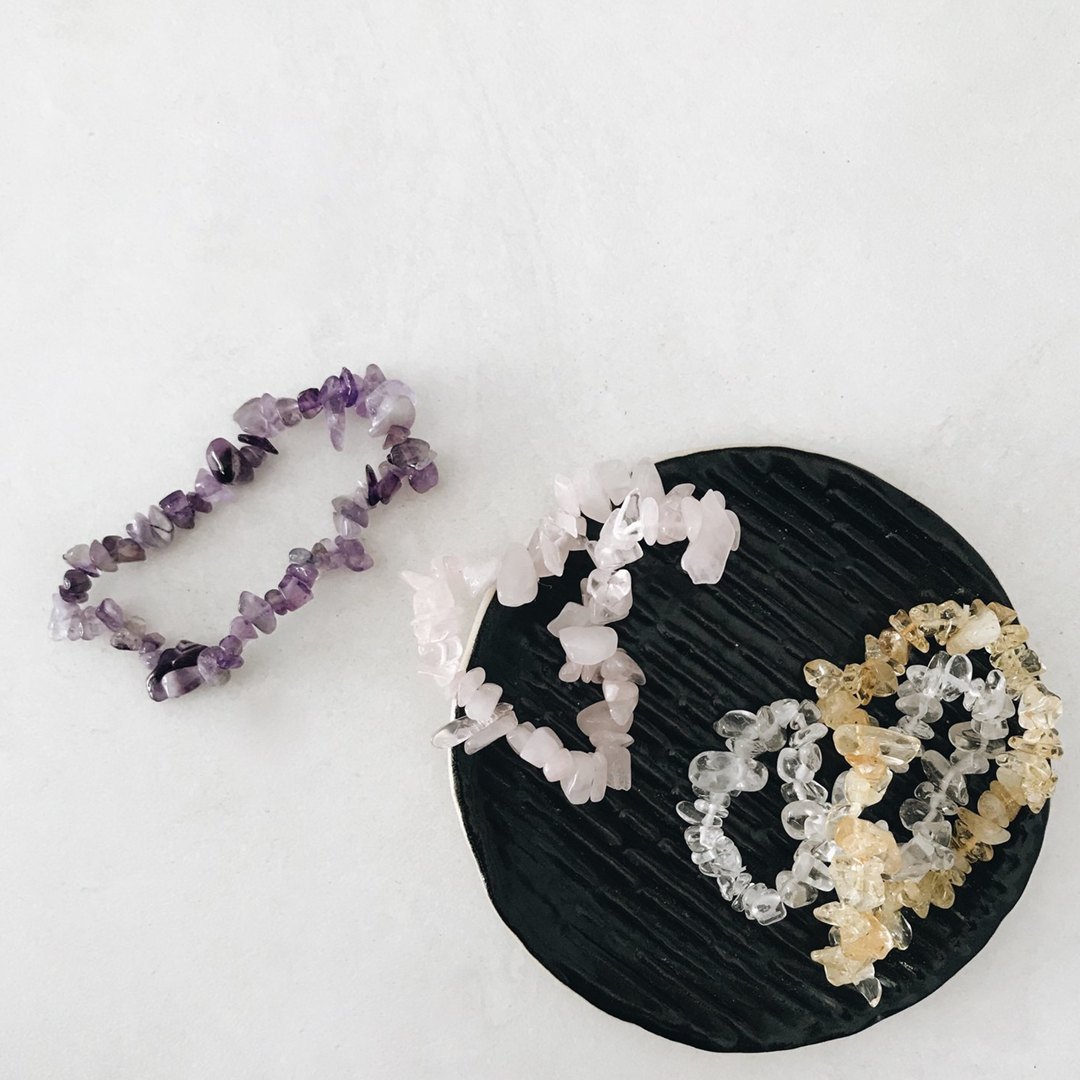 Crystal Chip Bracelets - various colours