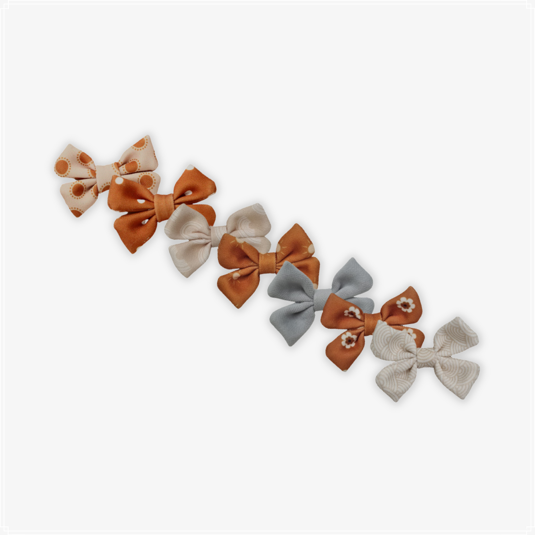 Butterfly Bow Hair Clips (Sold as a set of 2)