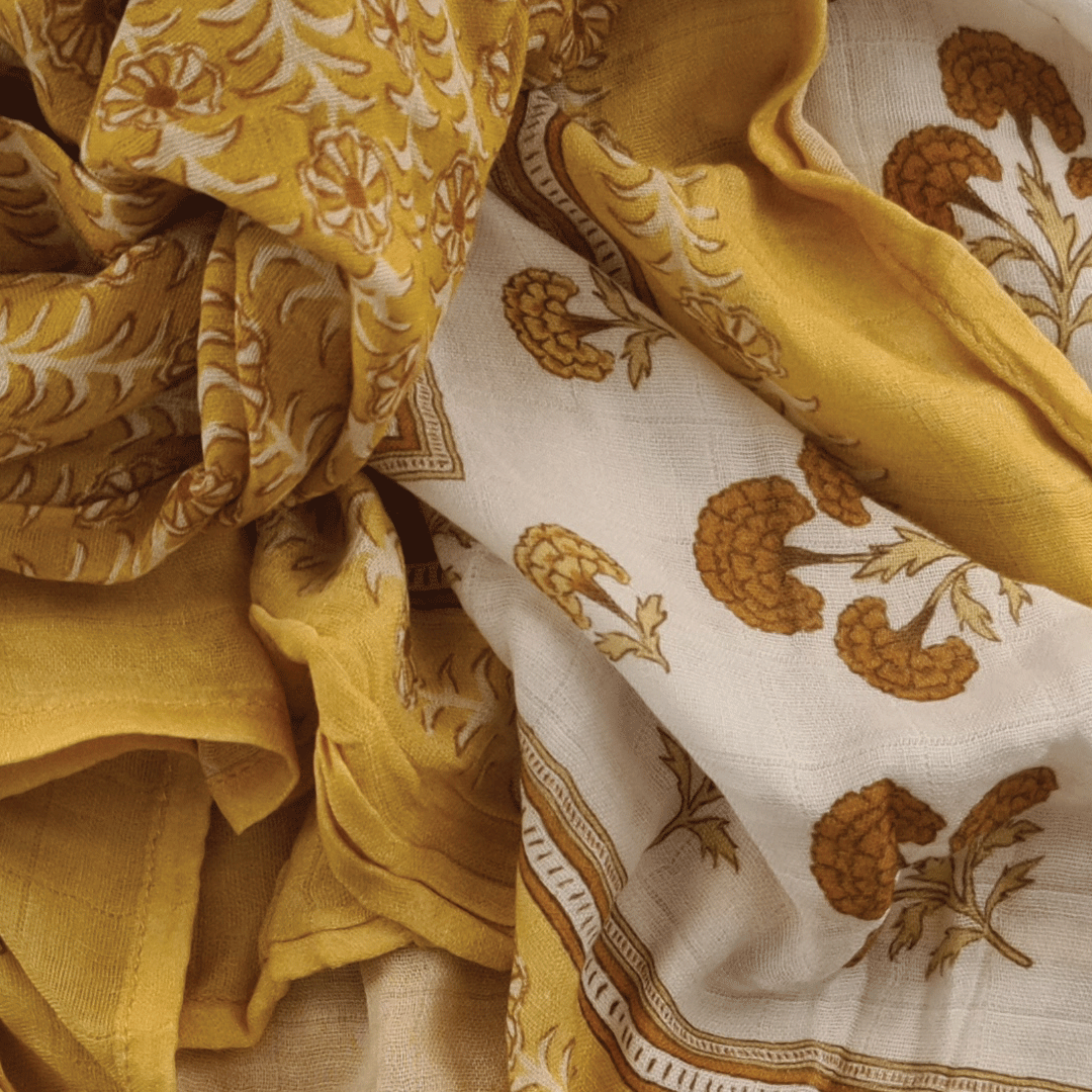 Muslin Swaddle - Ochre