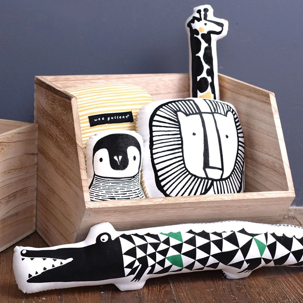 Wee Gallery Nursery Friends Throw Pillow - Lion (Large)