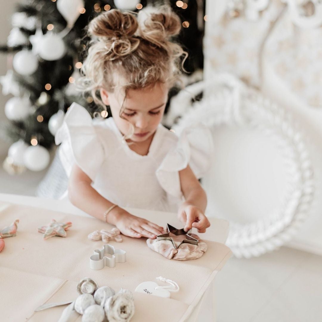 Vegan Leather Mess Mat - Buttermilk