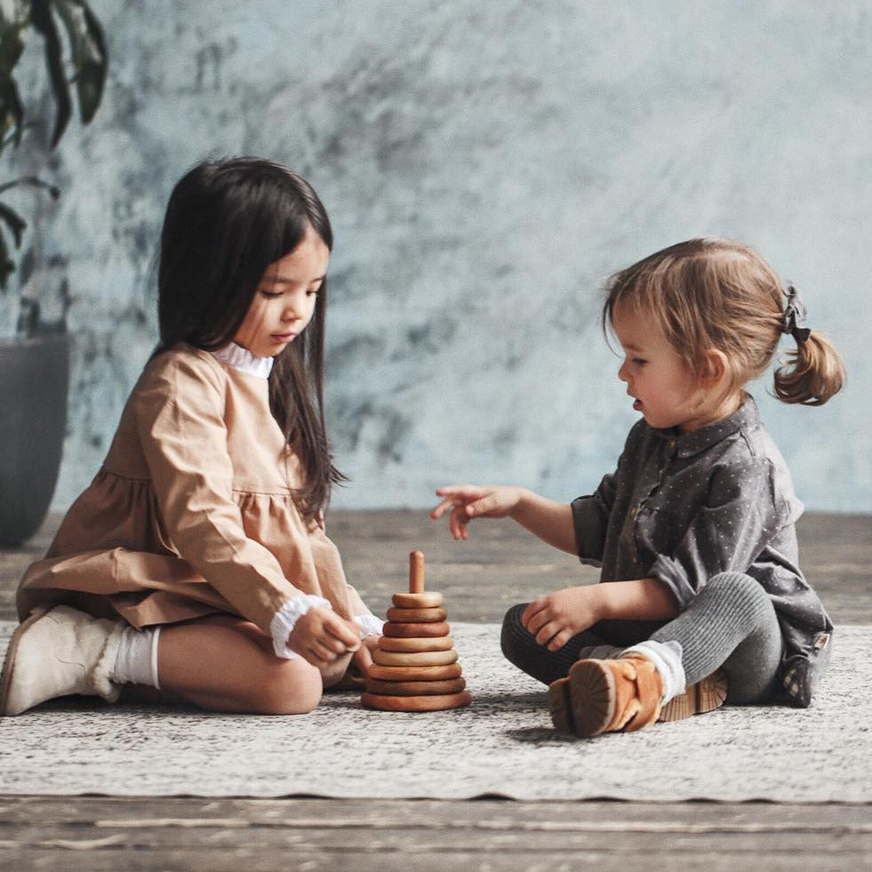 Organic Wooden Stacking Tower