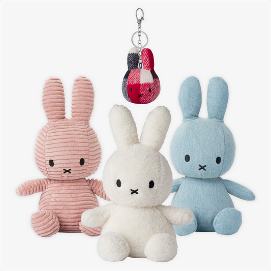 Miffy Sitting Plush & Keychain Bundle