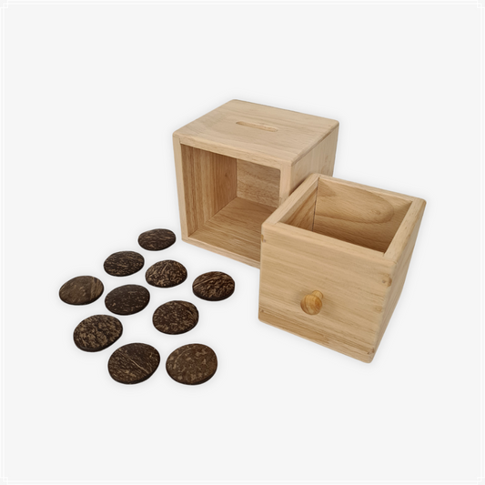 Qtoys Posting Box with Coconut Discs