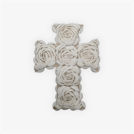 Shell Cross - Rose