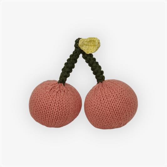 Blabla Kids Fruit Rattle - Cherries