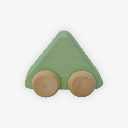 Raduga Grez Wooden Toy Car - Triangle Seafoam