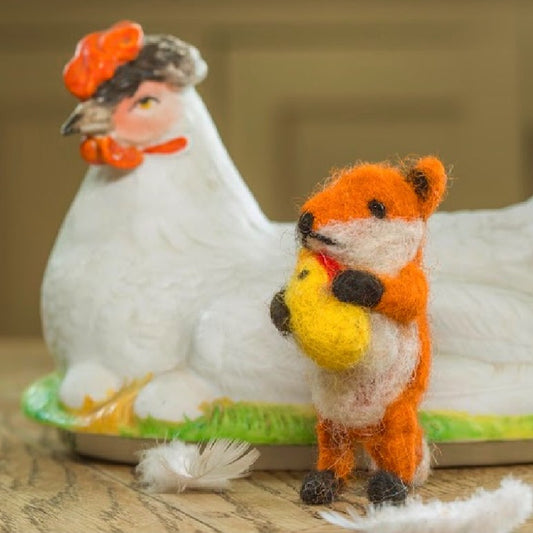 Tiny Creatures - Fox with Chicken