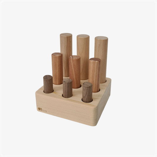 Qtoys Size Discrimination 9 Pole Puzzle