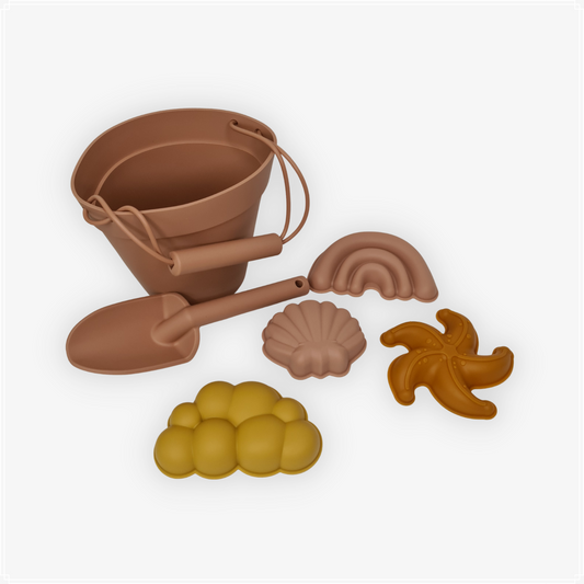 Silicone Beach Bucket Set - Pink