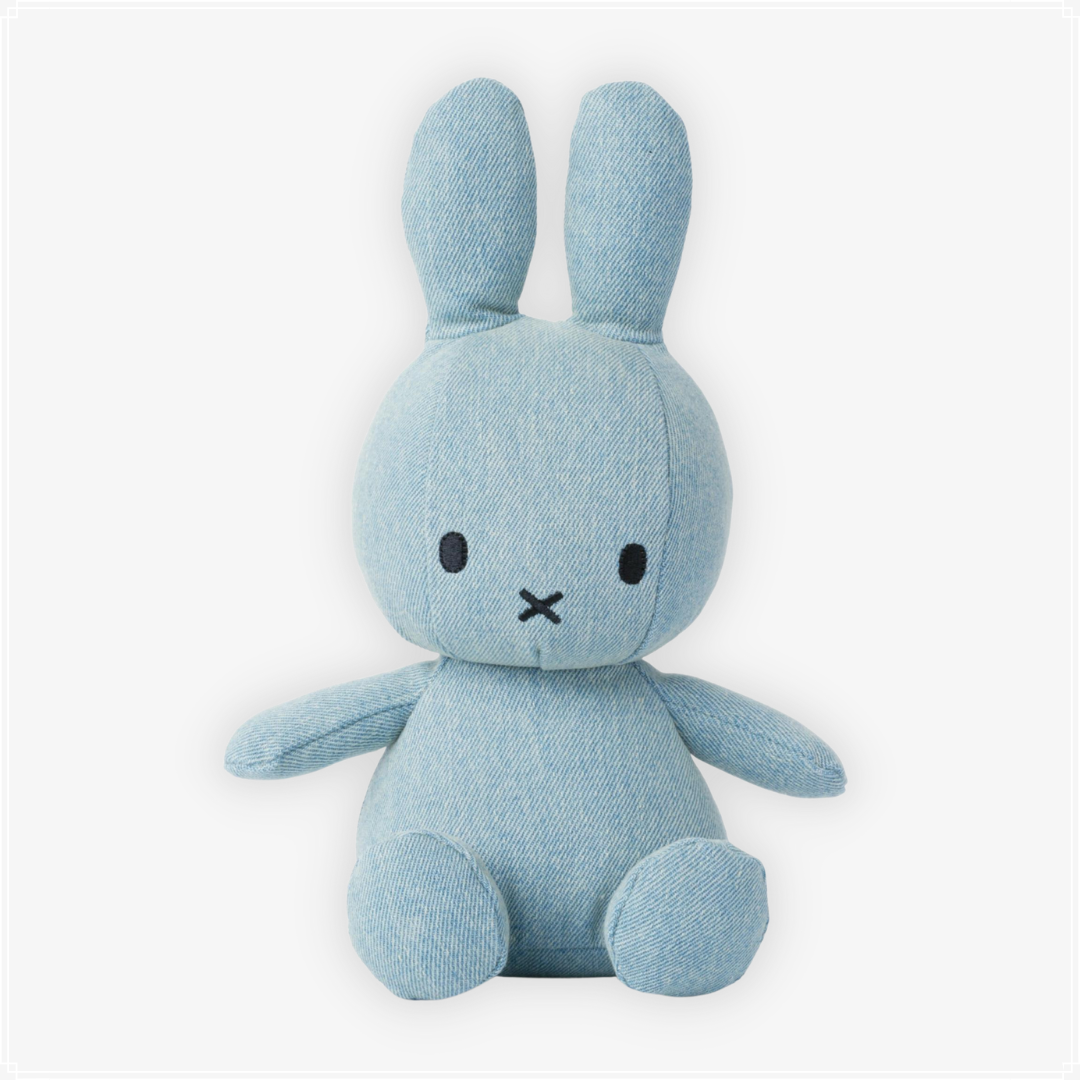 Miffy Sitting - Light Wash Denim 23cm