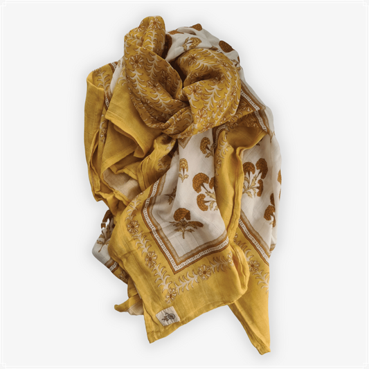Muslin Swaddle - Ochre
