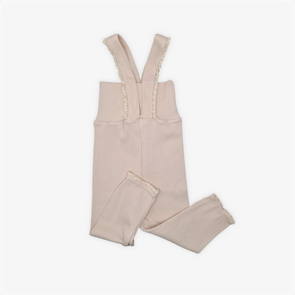 Ribbed Overall Leggings - Blush