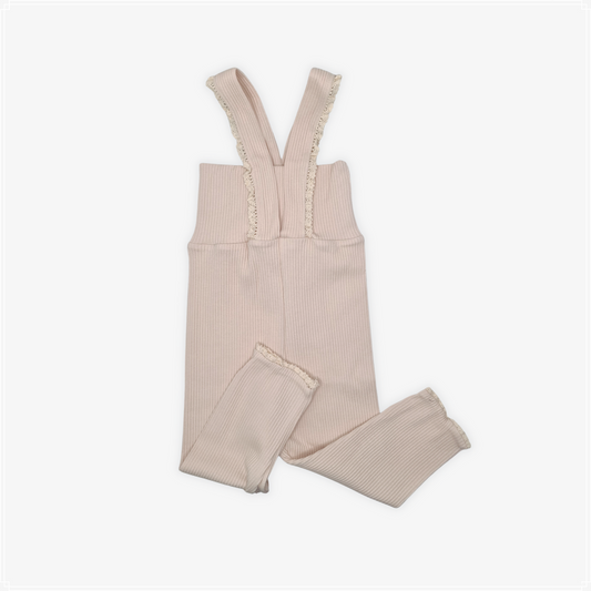 Ribbed Overall Leggings - Blush