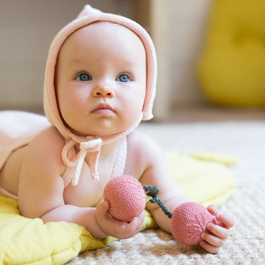 Blabla Kids Fruit Rattle - Cherries