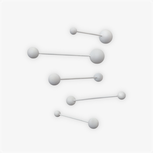 Hanging Mobile - Monika White