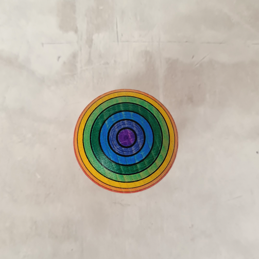 Mader Roly Poly Wiggle Ball Rainbow