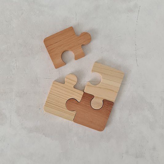 Qtoys Wooden Contrast Puzzle