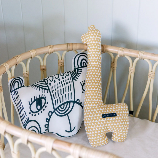 Wee Gallery Nursery Friends Throw Pillow - Bear (Large)