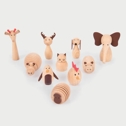 Tickit Education Wooden Animal Friends