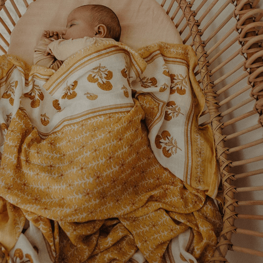 Muslin Swaddle - Ochre