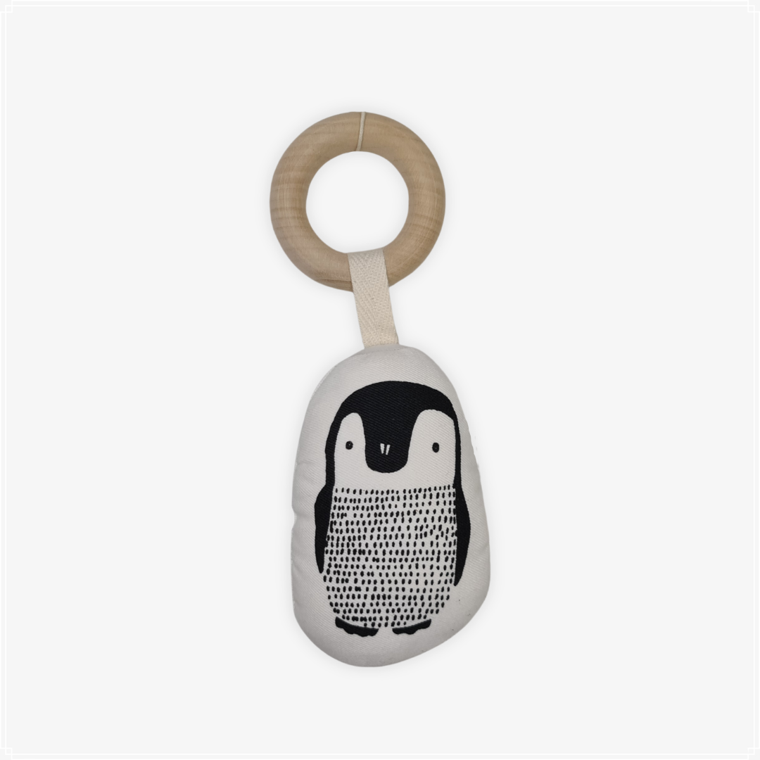 Wee Gallery Organic Teether - Penguin