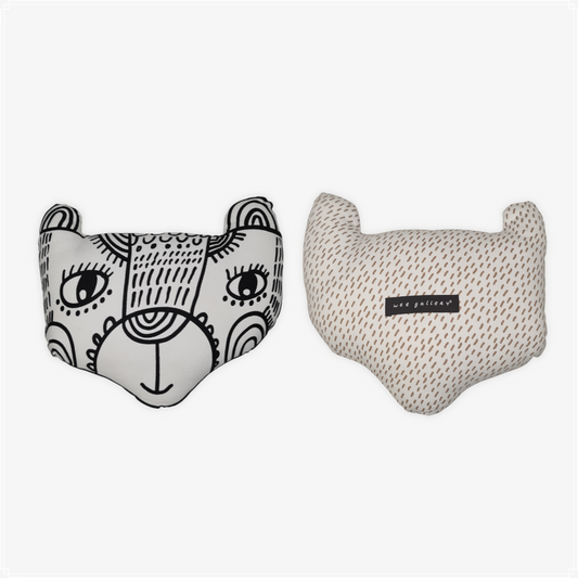 Wee Gallery Nursery Friends Throw Pillow - Bear (Large)